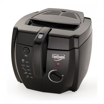 PRESTO COOLDADDY COOL TOUCH DEEP FRYER, BLACK
