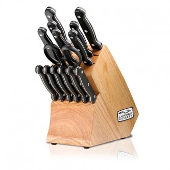 CHICAGO CUTLERY ESSENTIALS 15PC KNIFE BLOCK SET