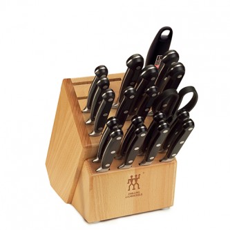 ZWILLING J.A. HENCKELS PROFESSIONAL "S" 20PC KNIFE BLOCK SET