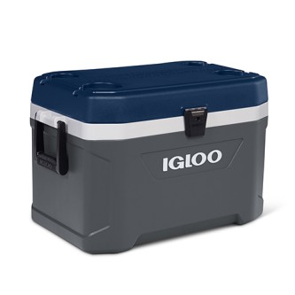 IGLOO 54 QT MAXCOOLED LATITUDE COOLER, CARBONITE