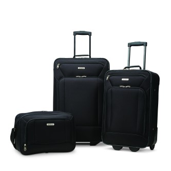 AMERICAN TOURISTER 3PC FIELDBROOK XLT NESTED LUGGAGE SET, BLACK