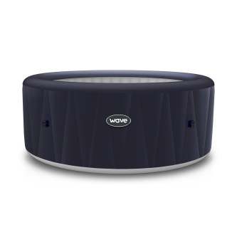 WAVE ATLANTIC ROUND 6 PERSON INFLATABLE SPA, NAVY