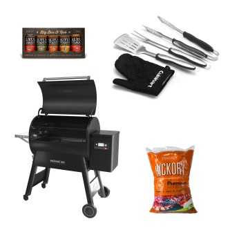 TRAEGER IRONWOOD 885 SMART PELLET GRILL/SMOKER STARTER SET