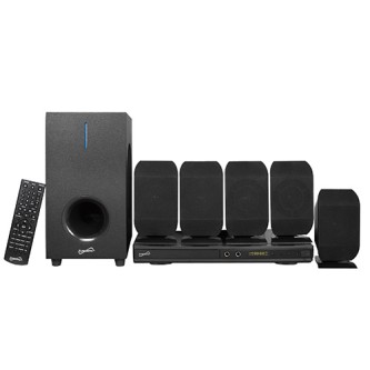SUPERSONIC 5.1 CHANNEL DVD HOME THEATER SYSTEM W/ KARAOKE FUNCTION
