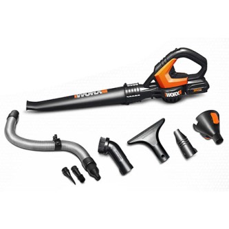 WORX 20V LI-ION CORDLESS SWEEPER/BLOWER KIT